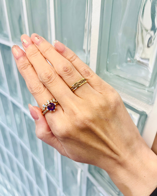 幻のアメジストを存分に楽しむコーディネート