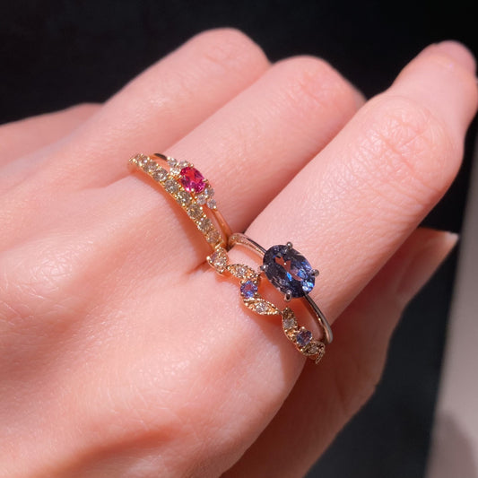 【8月の誕生石スピネルコーデ】梅田店 おたけ