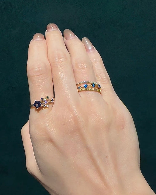 冬の流れ星コーデ