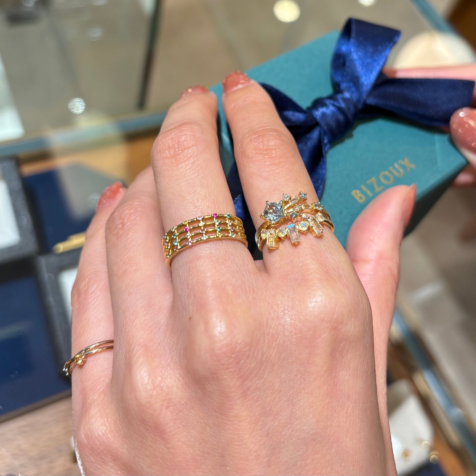 冬の夜空コーデ