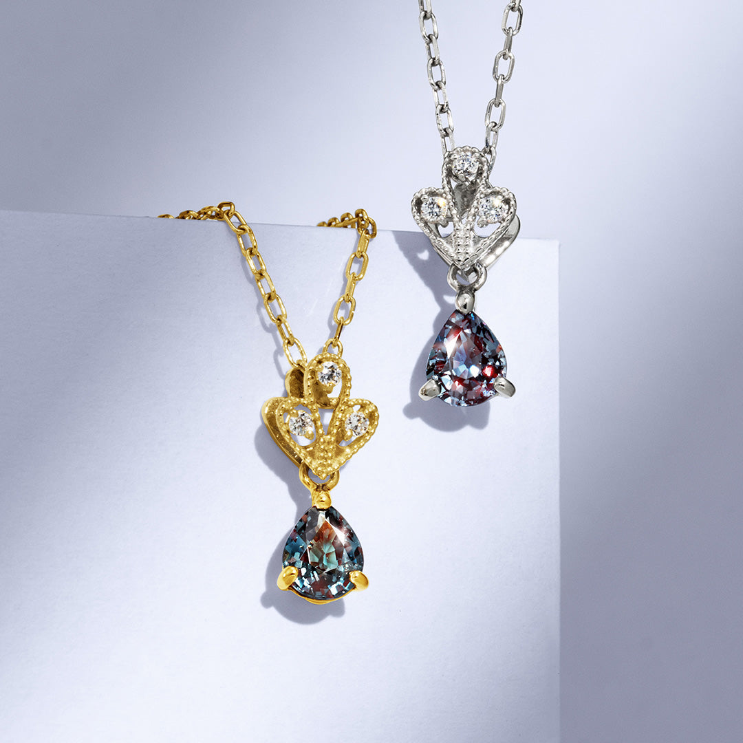 【店舗限定】ベキリーブルーガーネット K18/PTペンダントトップ・ジュディトS