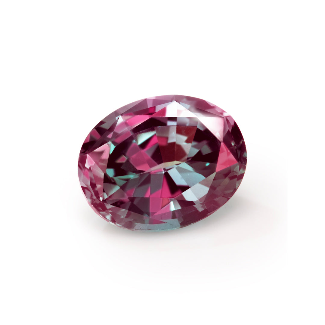 ラボグロウンアレキサンドライト(3.36ct)・カスタムメイドジュエリー