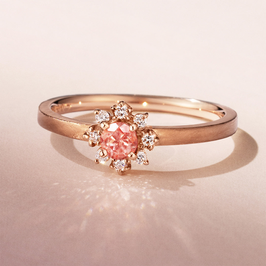 【店舗限定】ロードクロサイト×ダイヤモンド K18リング・フルリッテ