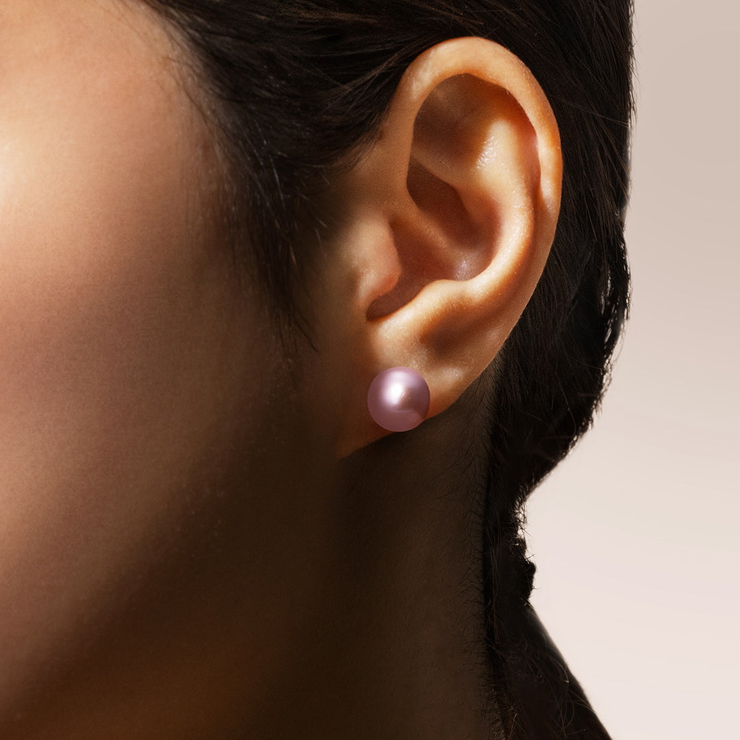 【店舗限定】淡水真珠 K18 ピアス(両耳)・コロン