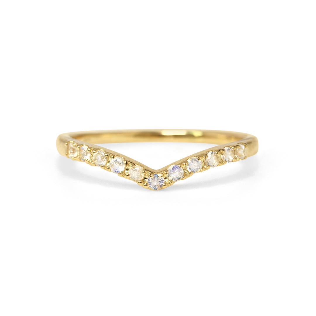 ブルームーンストーン K10/K18リング・メルヴェ