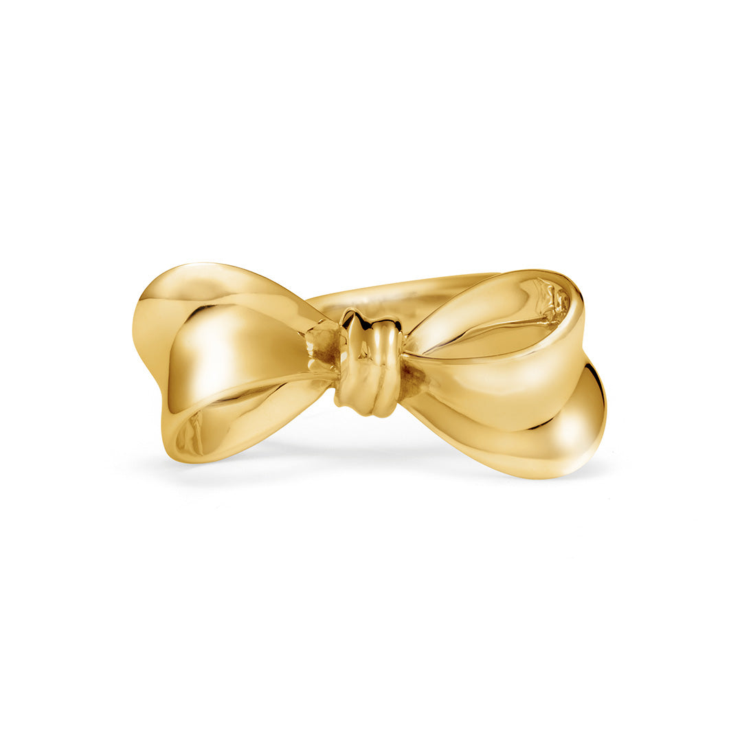 ビズー公式】ゴールド リボン K18 リング リュバン | 希少石カラー