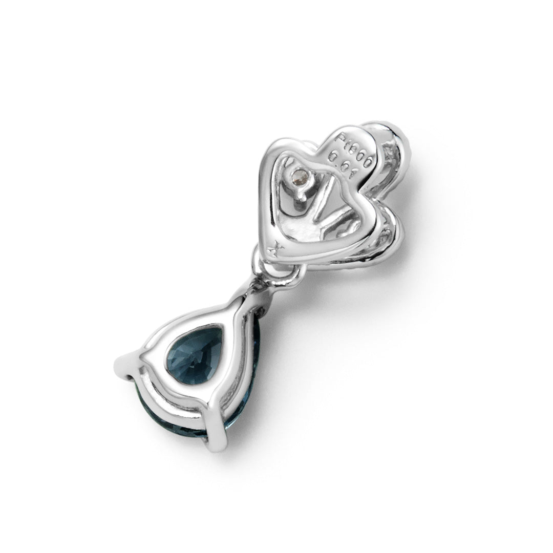 【店舗限定】ベキリーブルーガーネット K18/PTペンダントトップ・ジュディトS