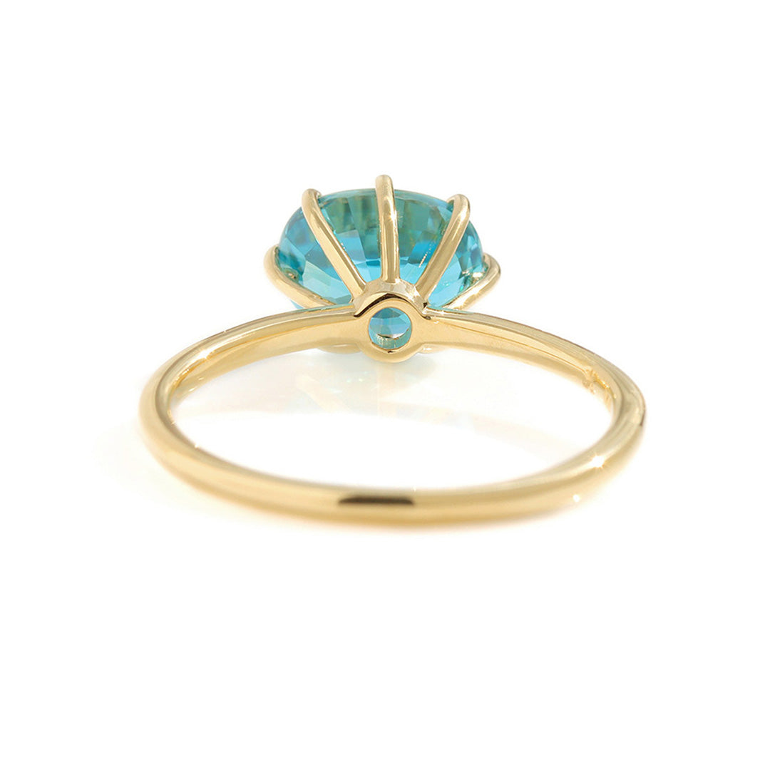 ブルージルコン K10/K18/PTリング・セパージュ