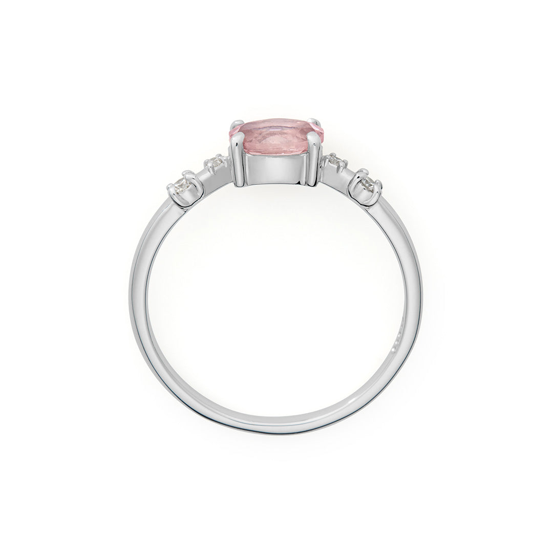 【大丸福岡天神店・数量限定】マラヤガーネット×K18/PTリング・カルムナーレ