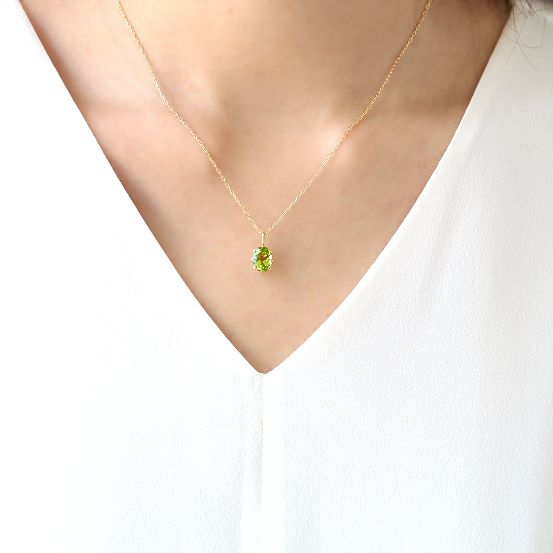 ペリドット K10/K18ペンダントトップ・セパージュ