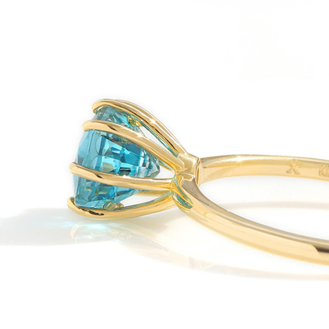 ブルージルコン K10/K18/PTリング・セパージュ