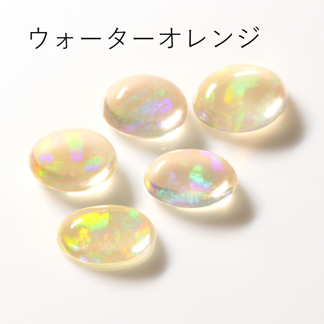 メキシコオパール×ダイヤモンド K18/PTリング・ブリュエット