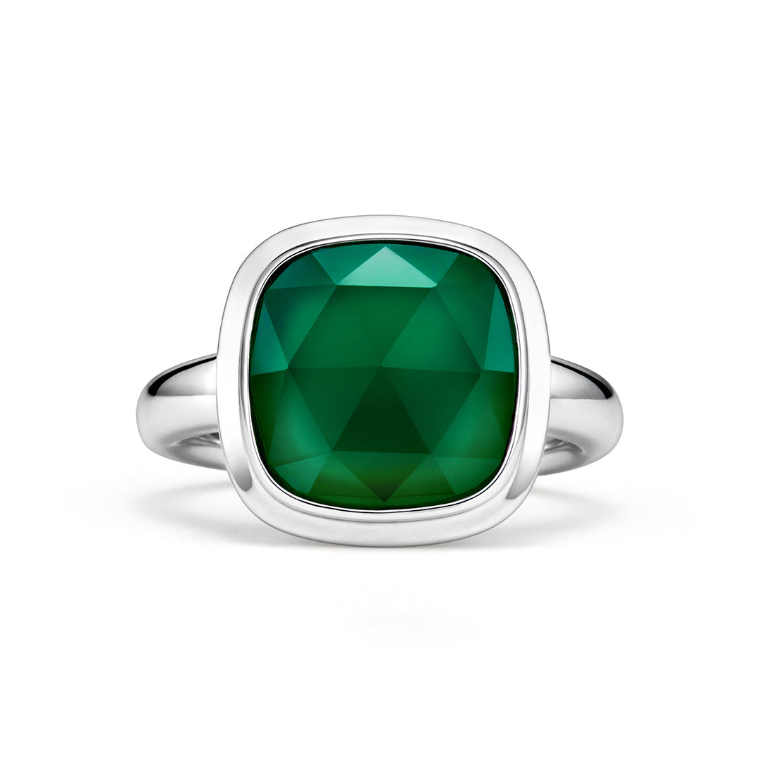 【即日発送】3カラーストーン SV925リング・ジオメア