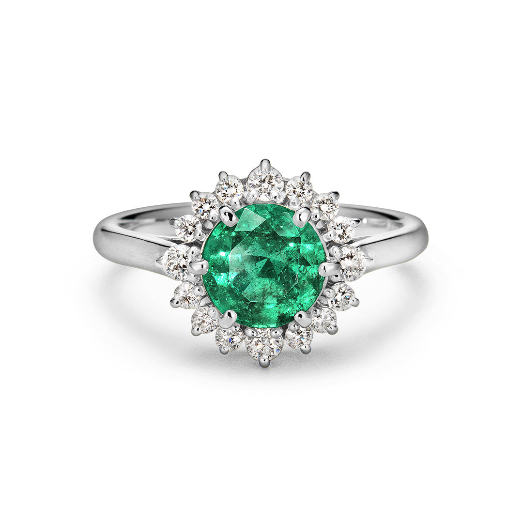 【GINZA SIX店限定】7カラーストーン×ダイヤ K18/PTリング・フロレゾン