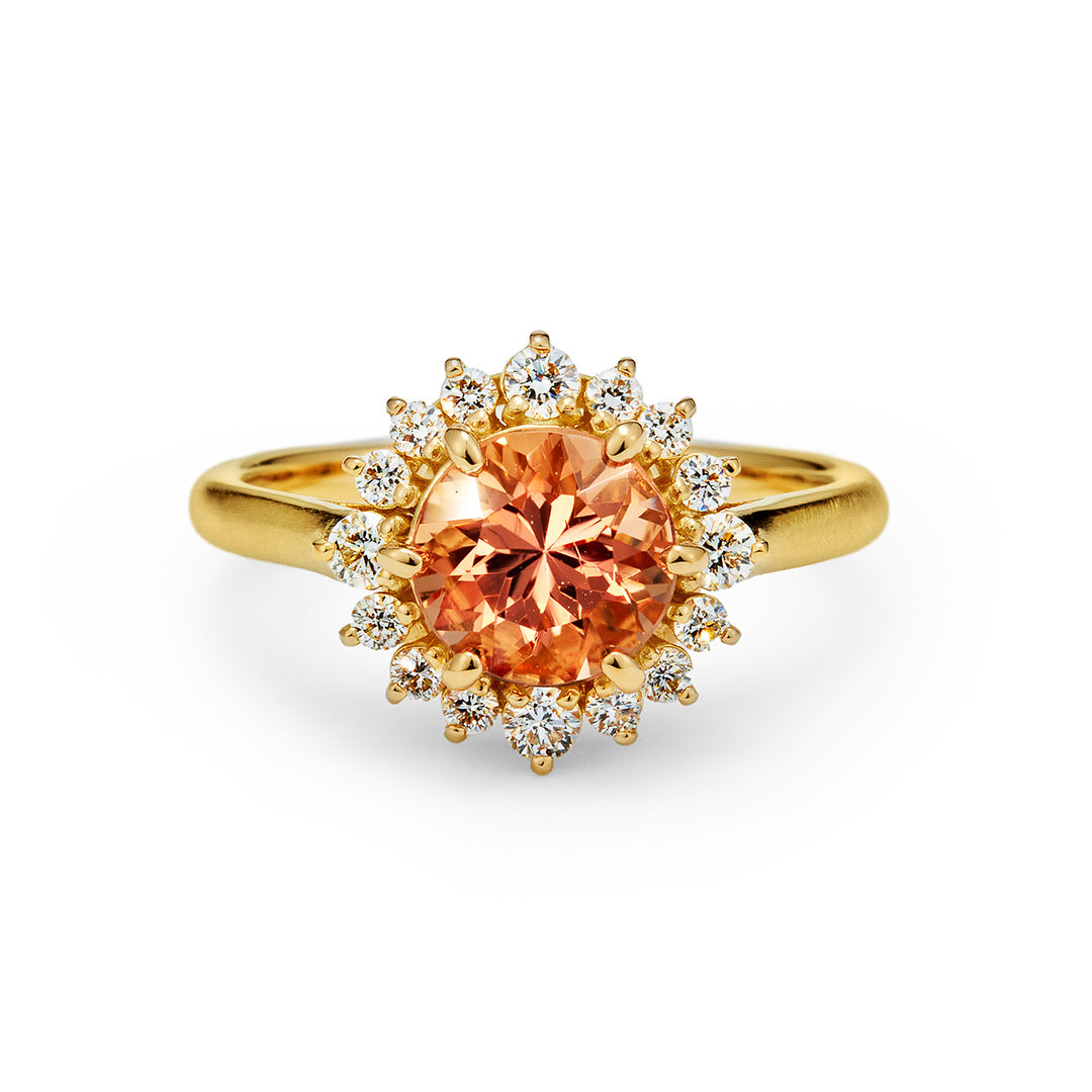 【GINZA SIX店限定】7カラーストーン×ダイヤ K18/PTリング・フロレゾン