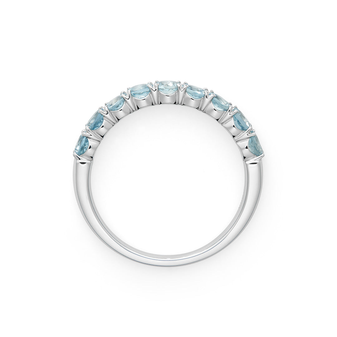 アクアマリン K10/K18/PTリング・エマL