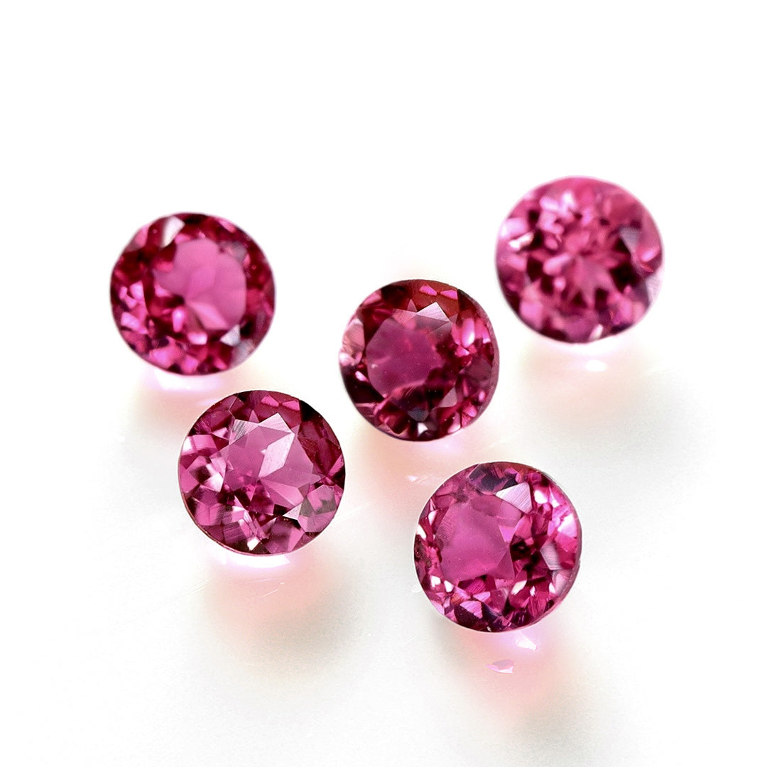 【即日発送】ルベライト K10/K18ネックレス・アナイス