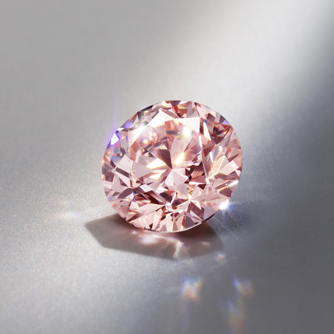 ピンクダイヤモンド(ラボグロウン) K18/PT ペンダントトップ・フロレゾン