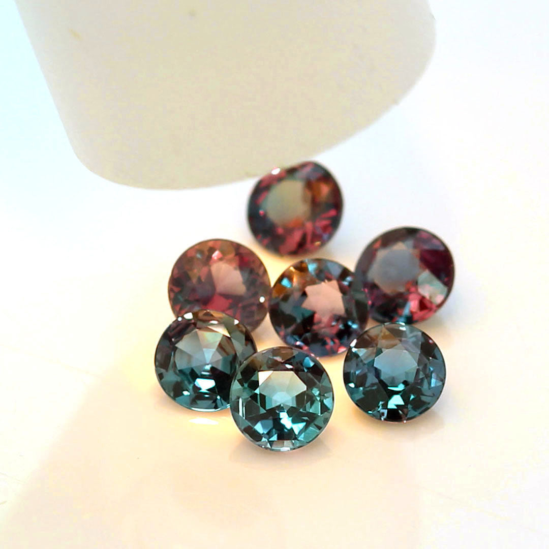アレキサンドライト(ブラジル産)K18イエローゴールド ネックレス・アナイス