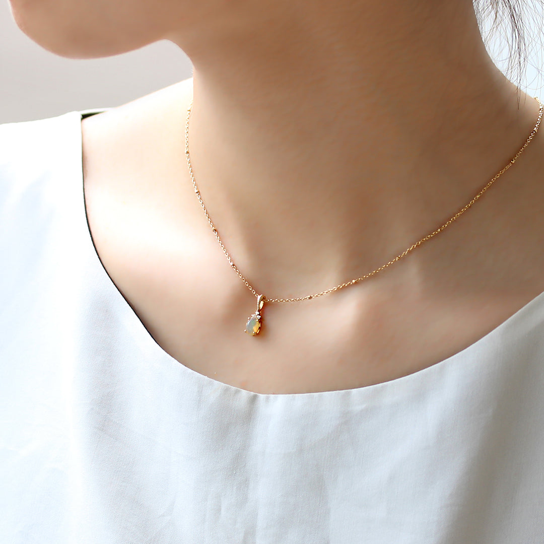 【即日発送】K18ネックレス・ネネ(45cm)