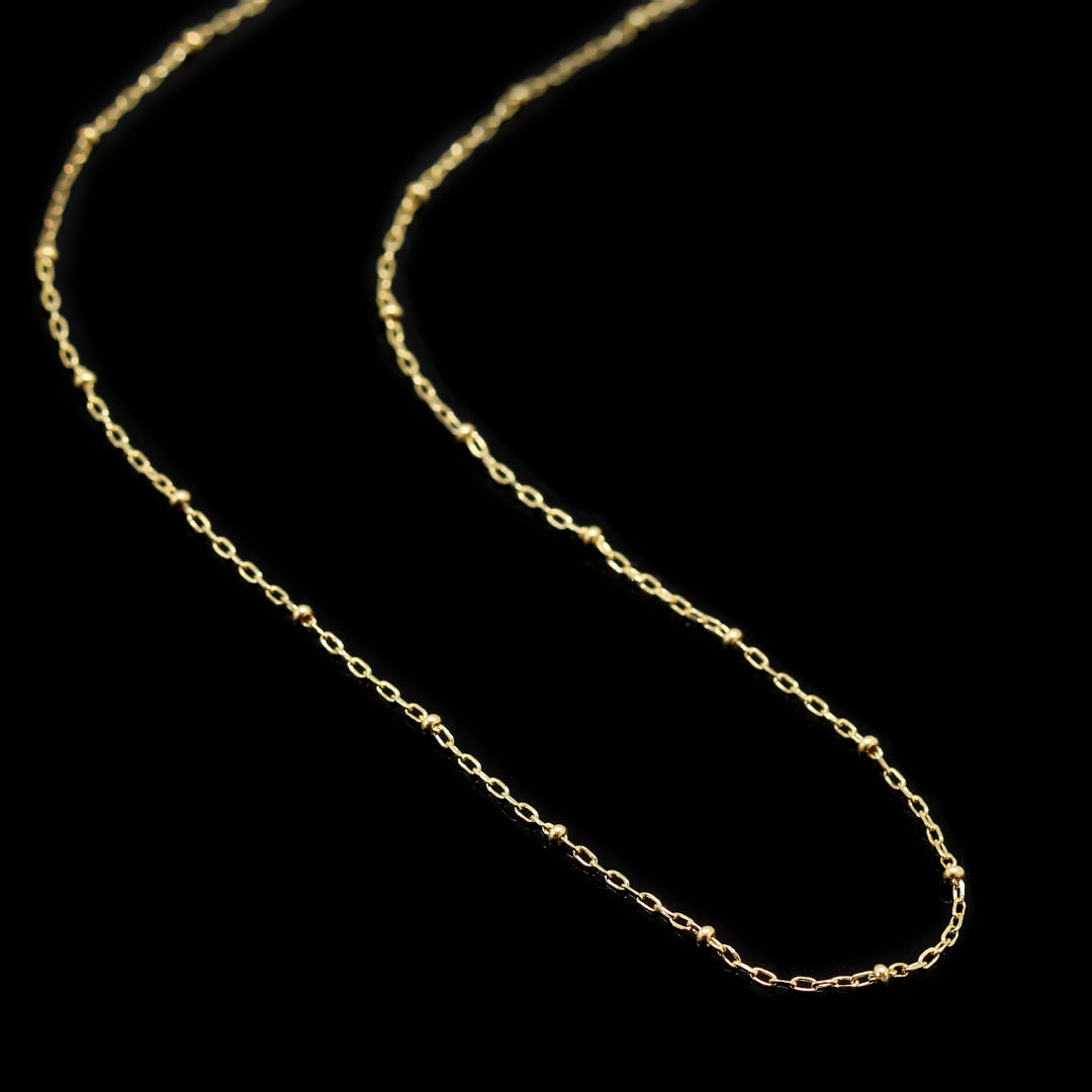 【即日発送】K18ネックレス・ネネ(45cm)