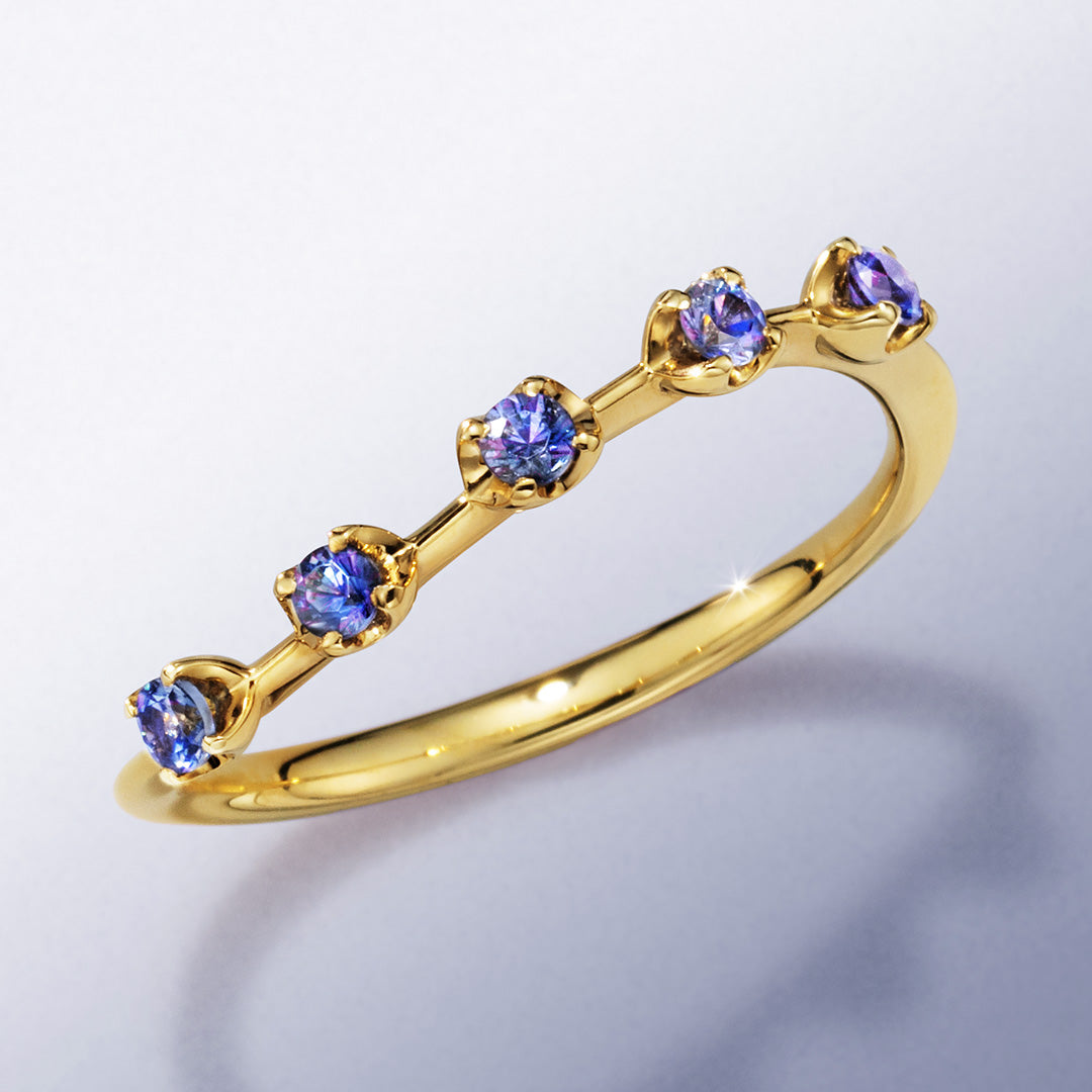 ベニトアイト K18/PTリング・デリヴレール