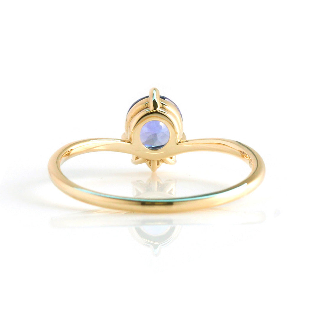 【即日発送】タンザナイト×ダイヤモンド K10リング・オルシェ