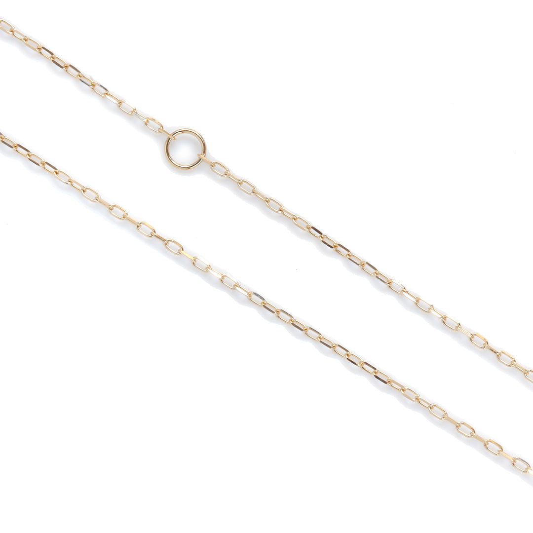 【在庫限り・即日発送】K10チェーンネックレス・ファジロ【40cm】