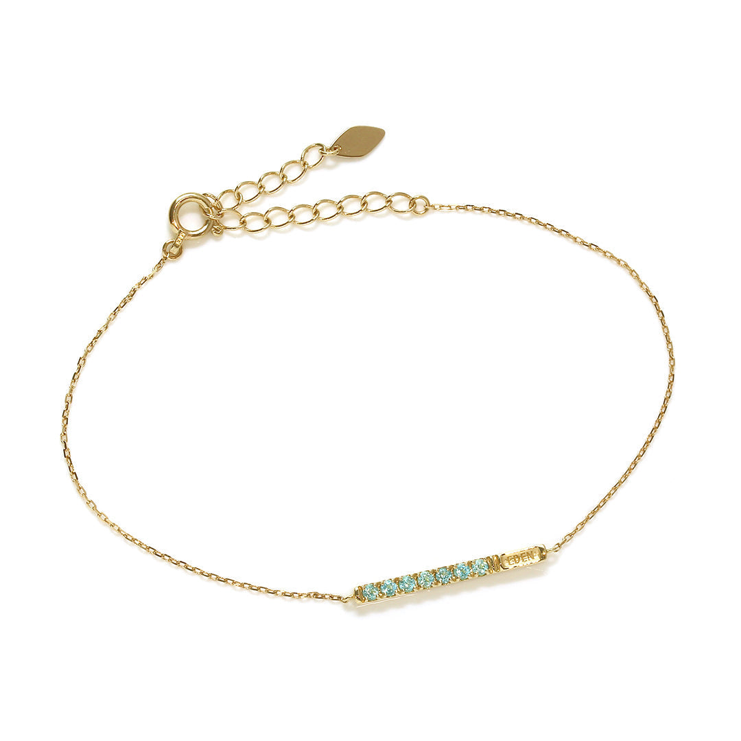 【即日発送】 18カラーストーン K10ブレスレット・color_palette