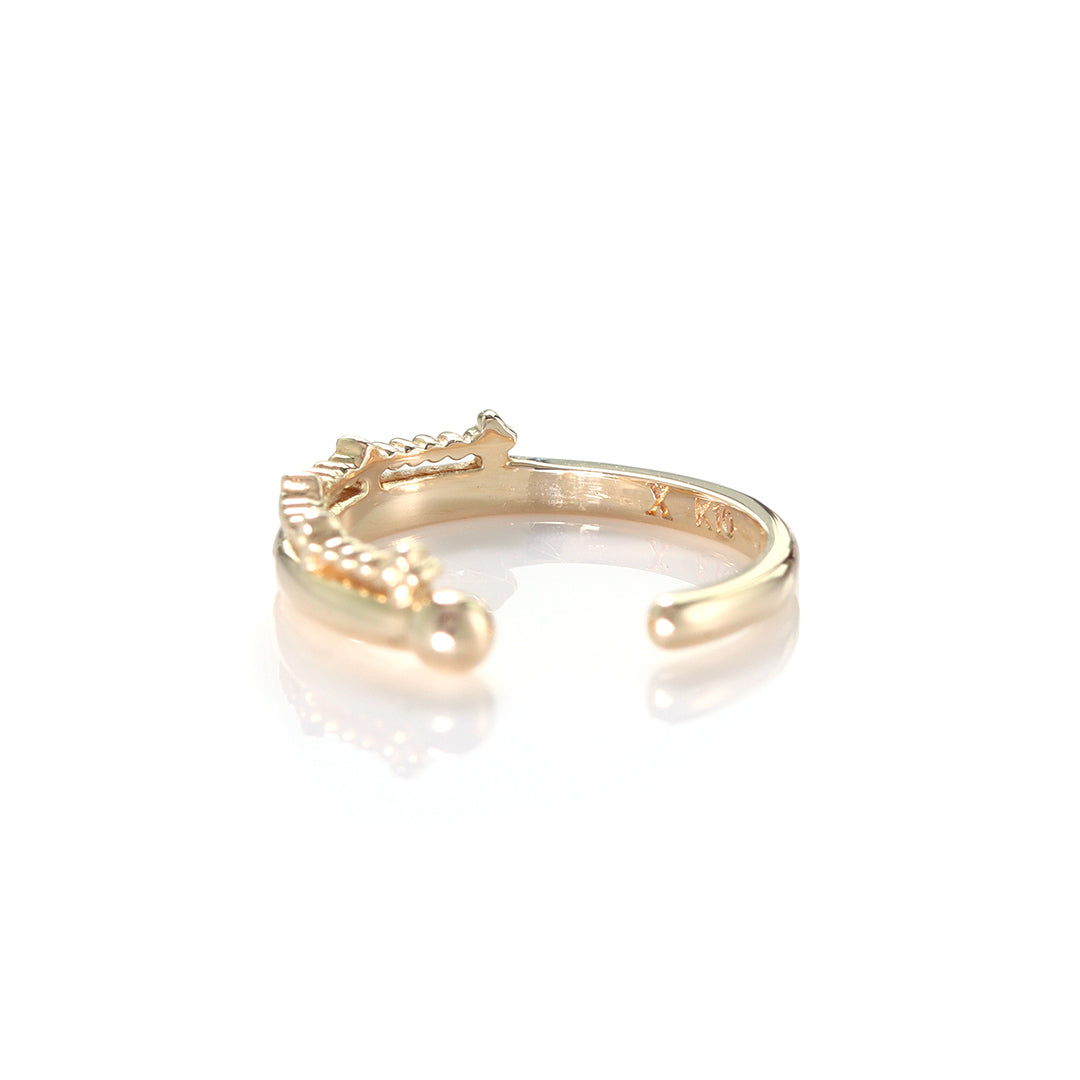 【在庫限り・即日発送】K10イヤーカフ(片耳)・デルニー