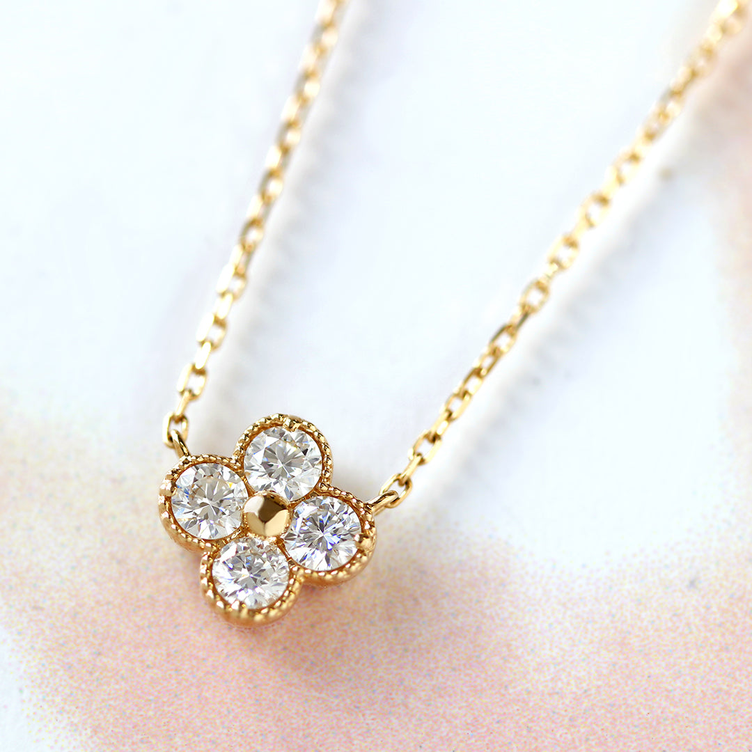 ダイヤモンド(SIクラス相当) K10/K18/PTネックレス・アナイス