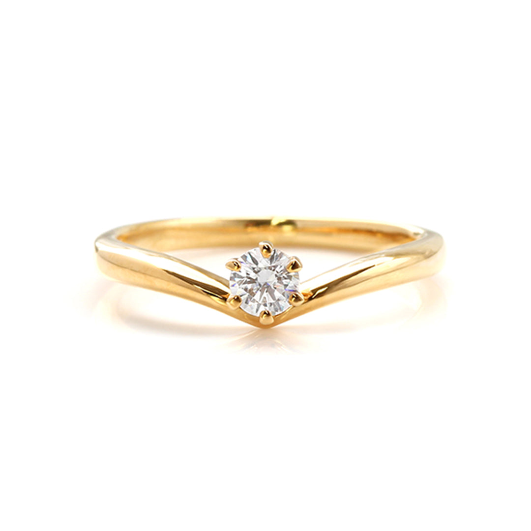 ビズー公式】婚約指輪 エンゲージ ダイヤモンド プラチナ900 K18