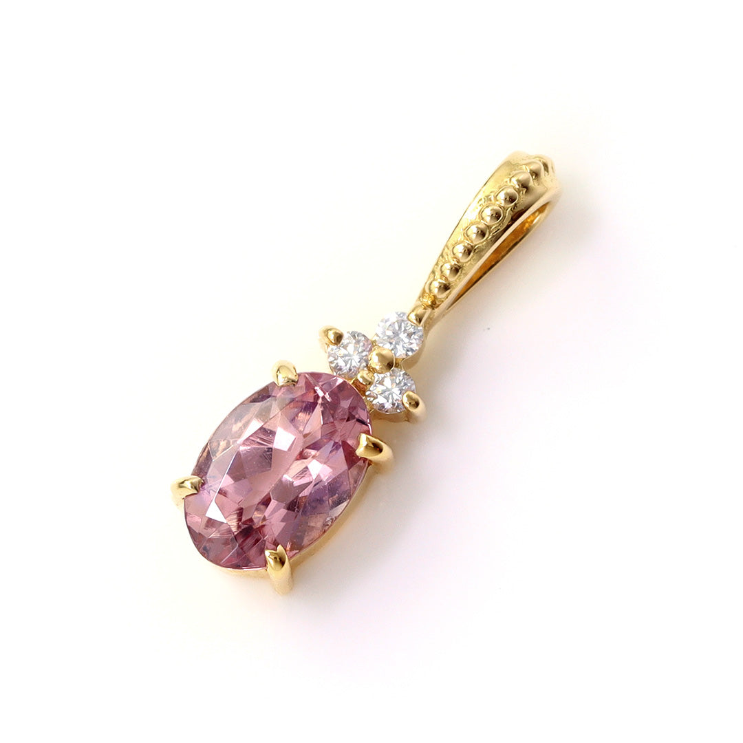 在庫限り・即日発送】レッドアパタイト×ダイヤモンド K10/K18/PT