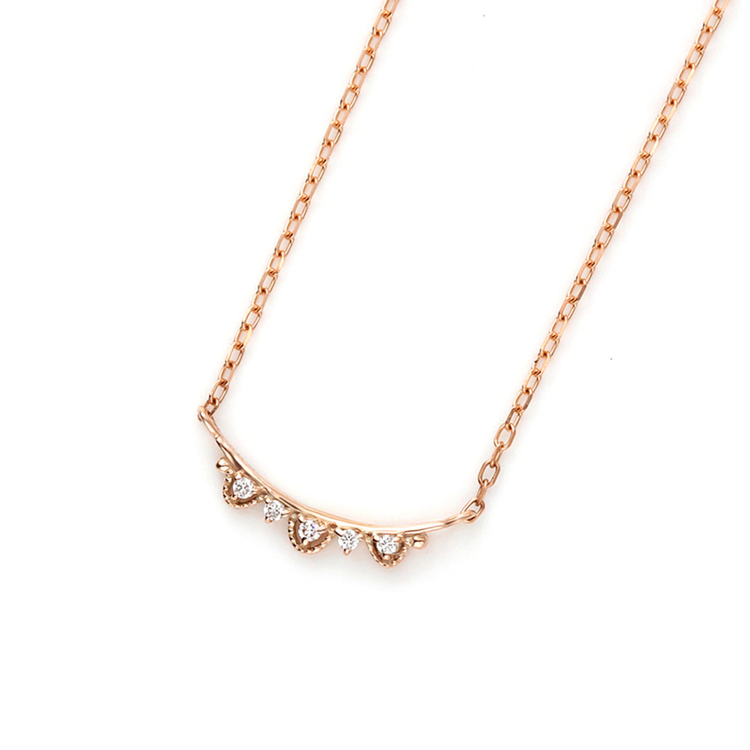 【在庫限り・即日発送】ダイヤモンド K10ネックレス・クロヌ