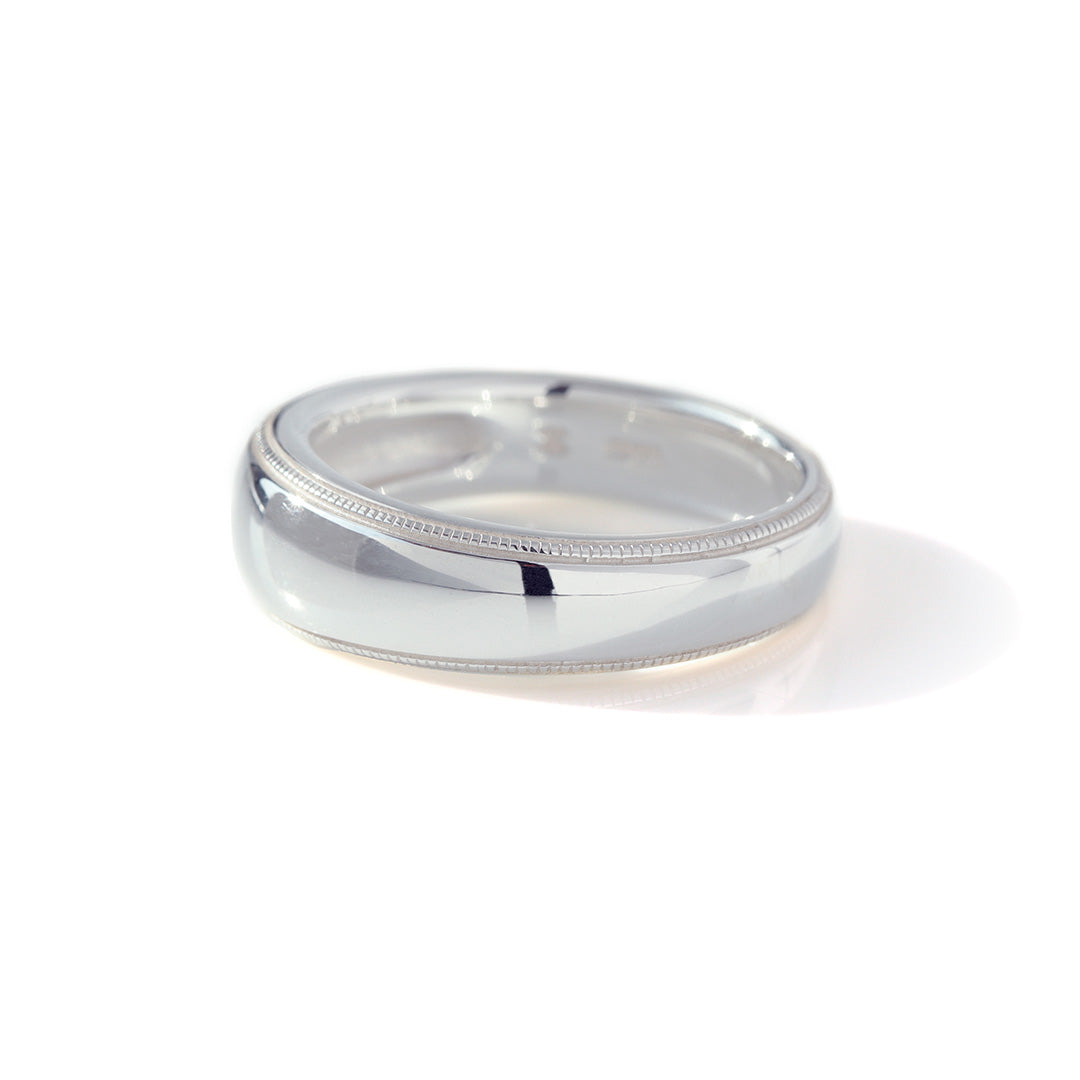 シルバー925/K18コーティング リング・トパネール