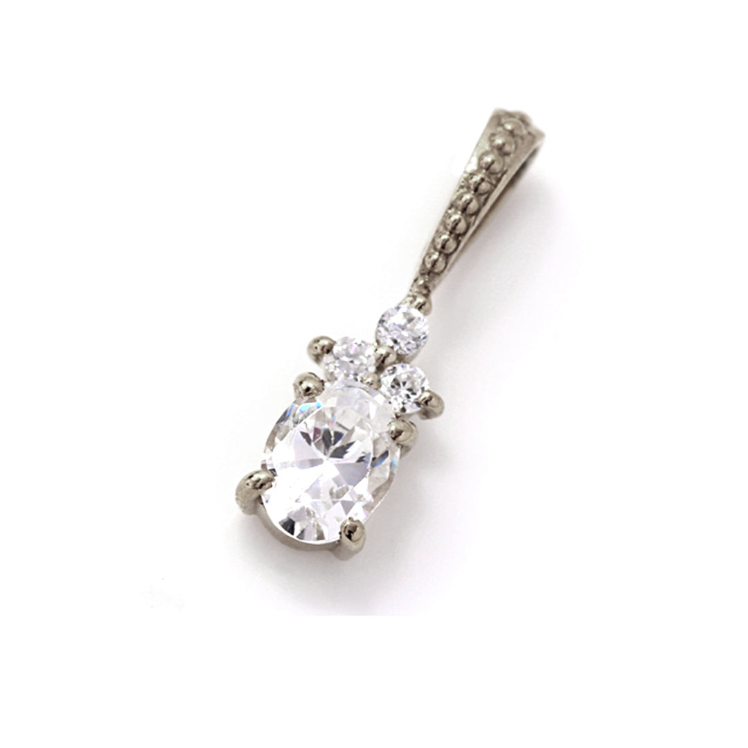 ダイヤモンド(SIクラス相当) K18/PTペンダントトップ・フラヴィ