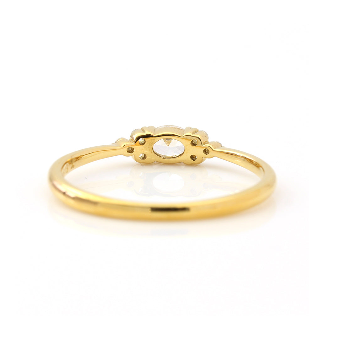 ダイヤモンド(SIクラス相当) K18/PTリング・フラヴィ