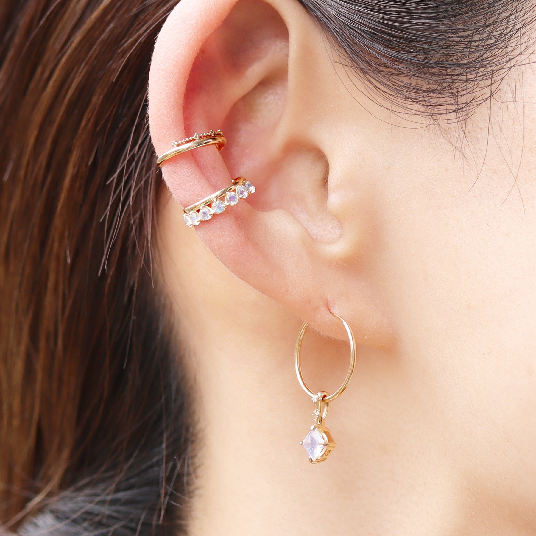 【在庫限り・即日発送】K10イヤーカフ(片耳)・デルニー