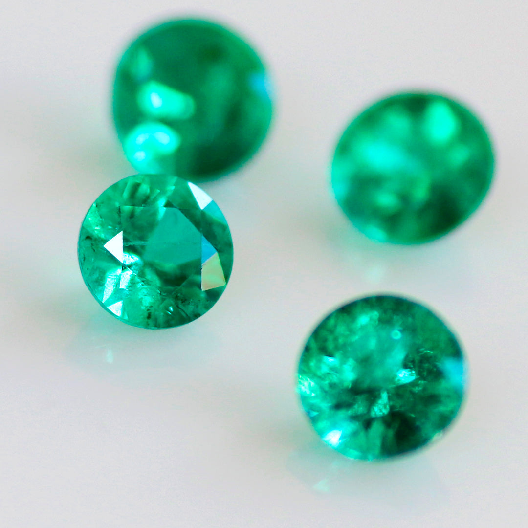 エメラルド×ダイヤモンド K18/PTネックレス・フルリッテ