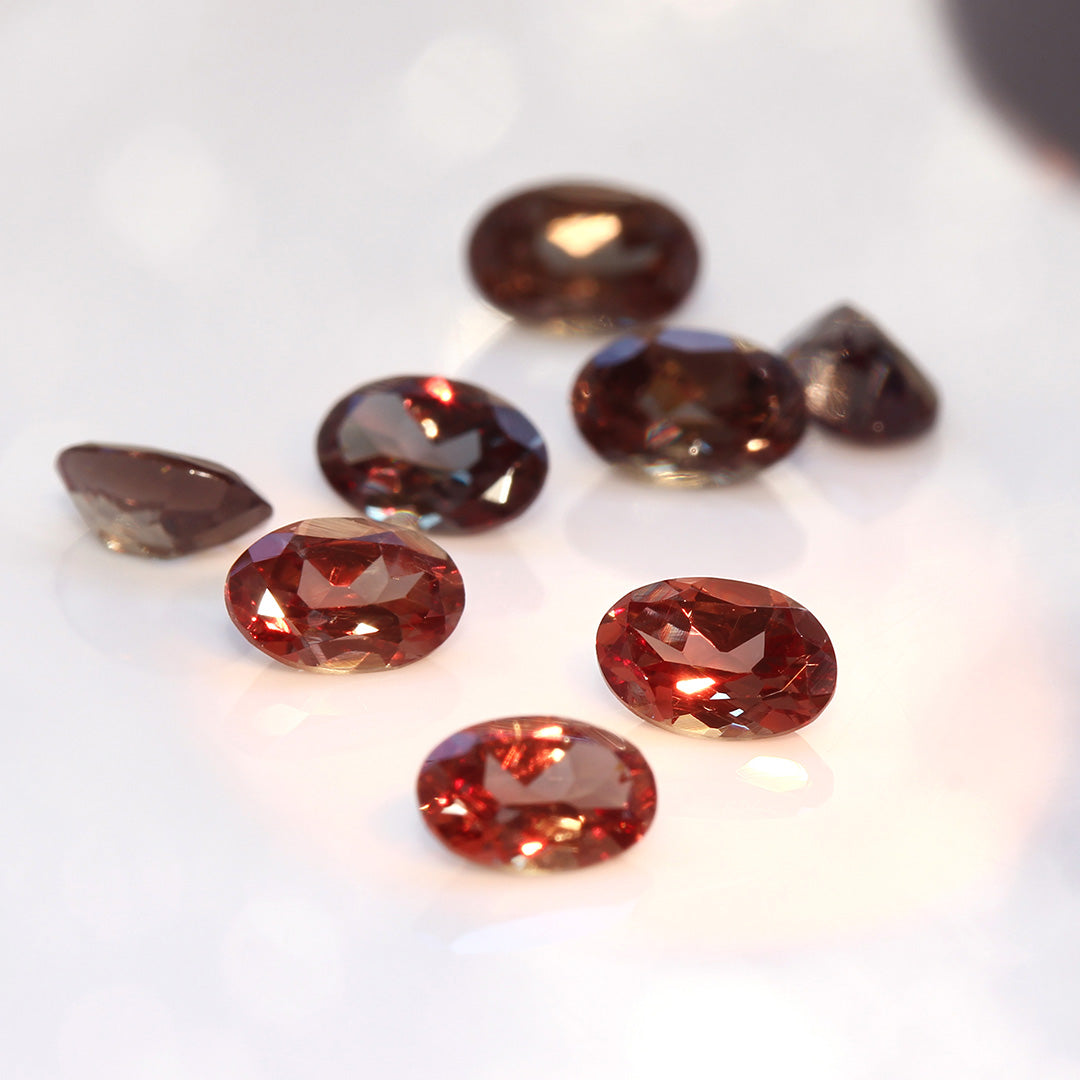 カラーチェンジガーネット×ダイヤモンド K10/K18/PTペンダントトップ・フラヴィ