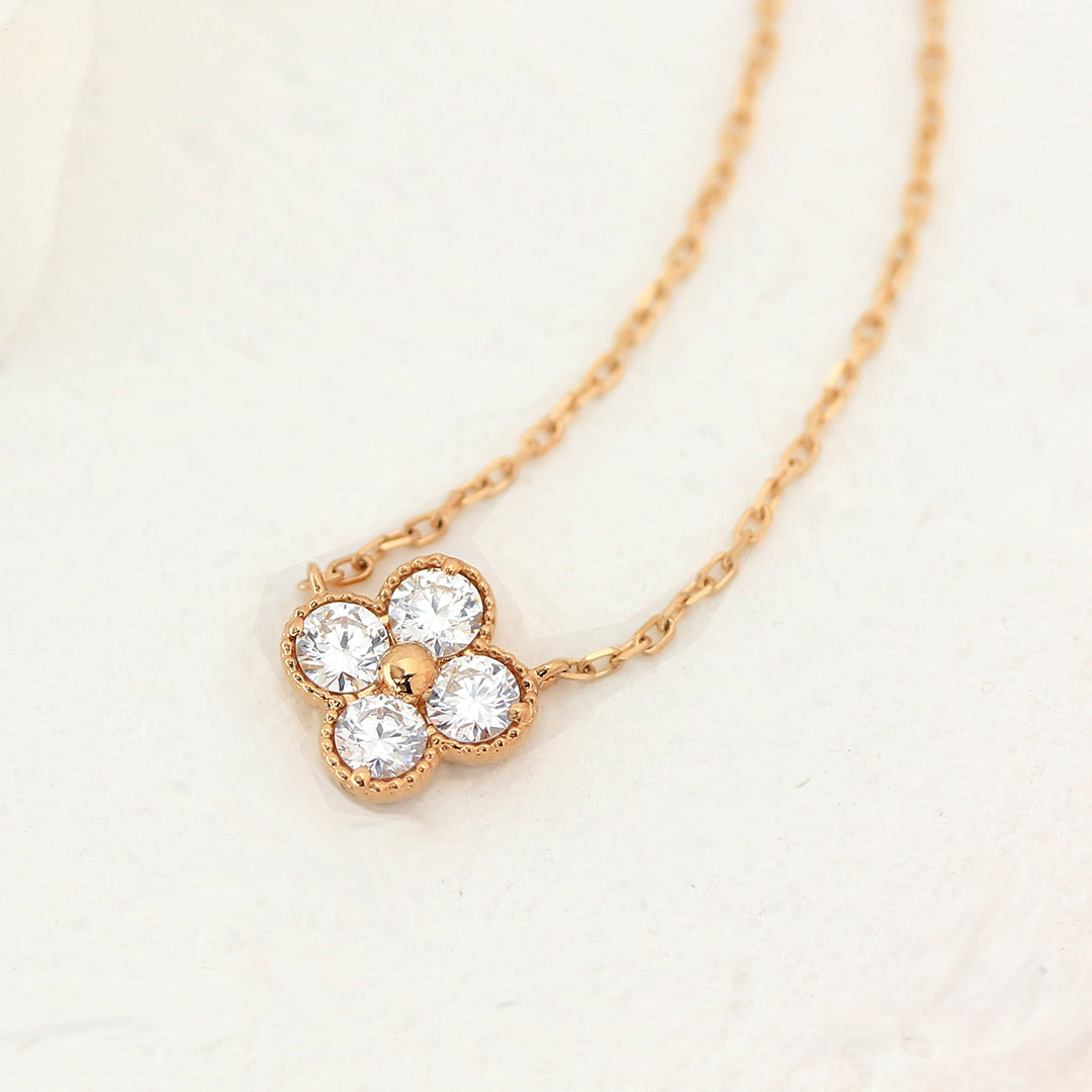 ダイヤモンド(SIクラス相当) K10/K18/PTネックレス・アナイス