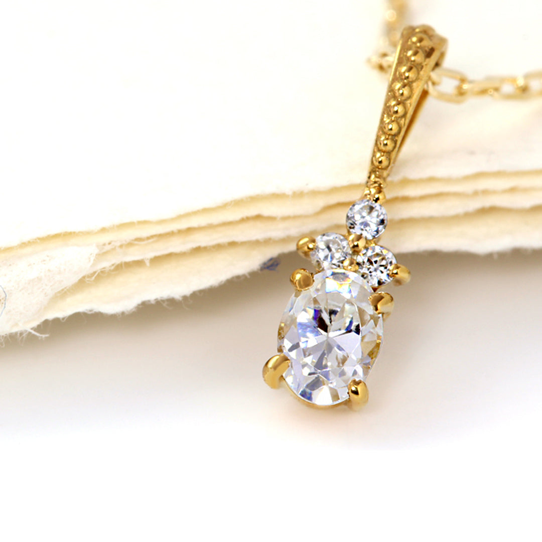 ダイヤモンド(SIクラス相当) K18/PTペンダントトップ・フラヴィ