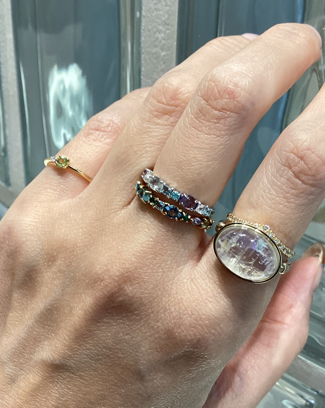 インパクトリングを馴染ませるコーデ