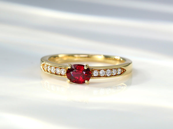 COLOR BRIDAL GEMSTONES ー ルビーの婚約指輪