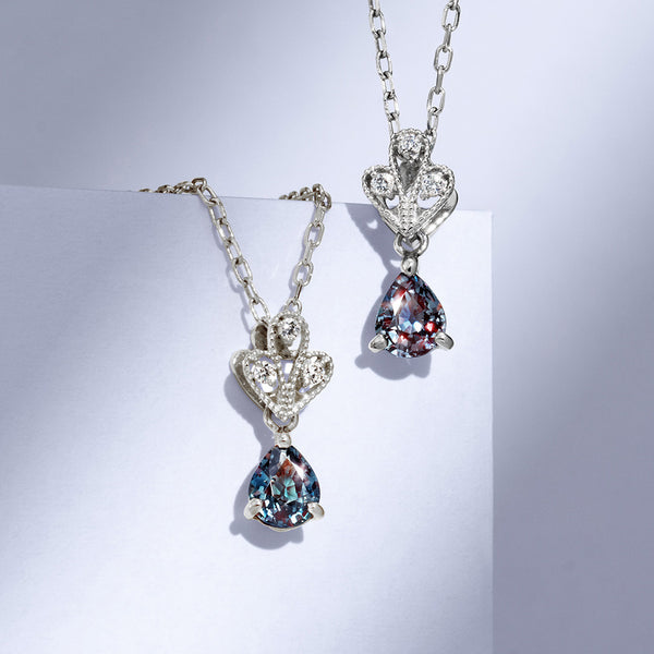 店舗限定】ベキリーブルーガーネット K18/PTペンダントトップ・ジュディトS