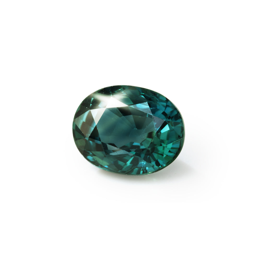 非加熱ティールサファイア1.655ct ・カスタムメイドジュエリー