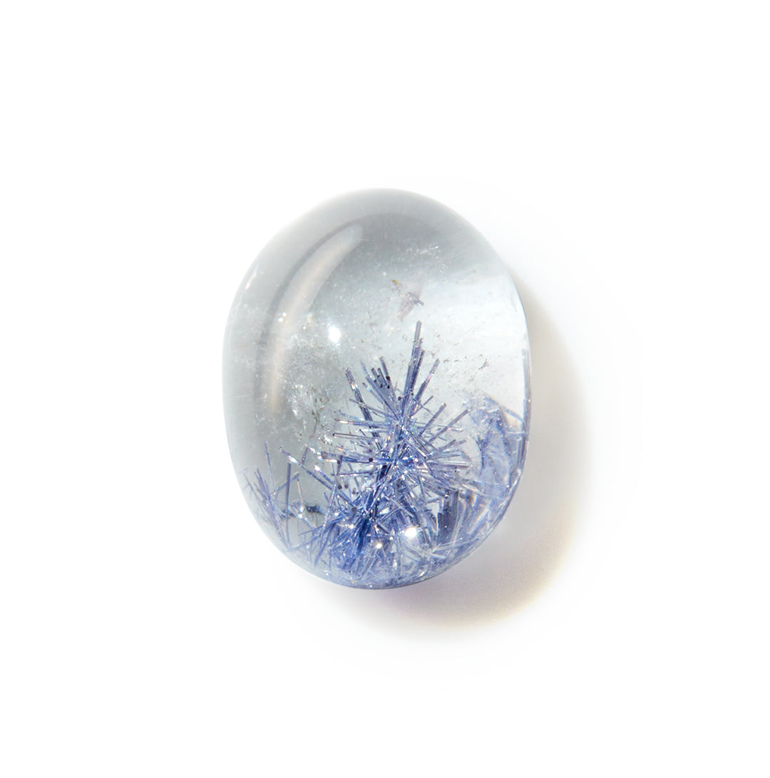 デュモルチェライトインクォーツ2.986ct ・カスタムメイドジュエリー