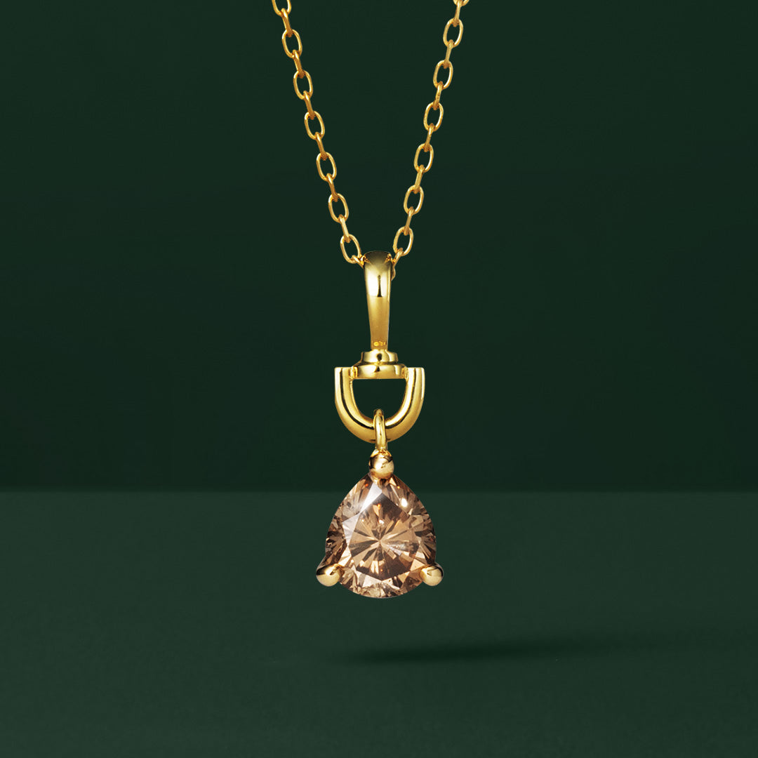 【丸の内店舗限定】ブラウンダイヤモンドK10/K18 ペントップ・ノーティ