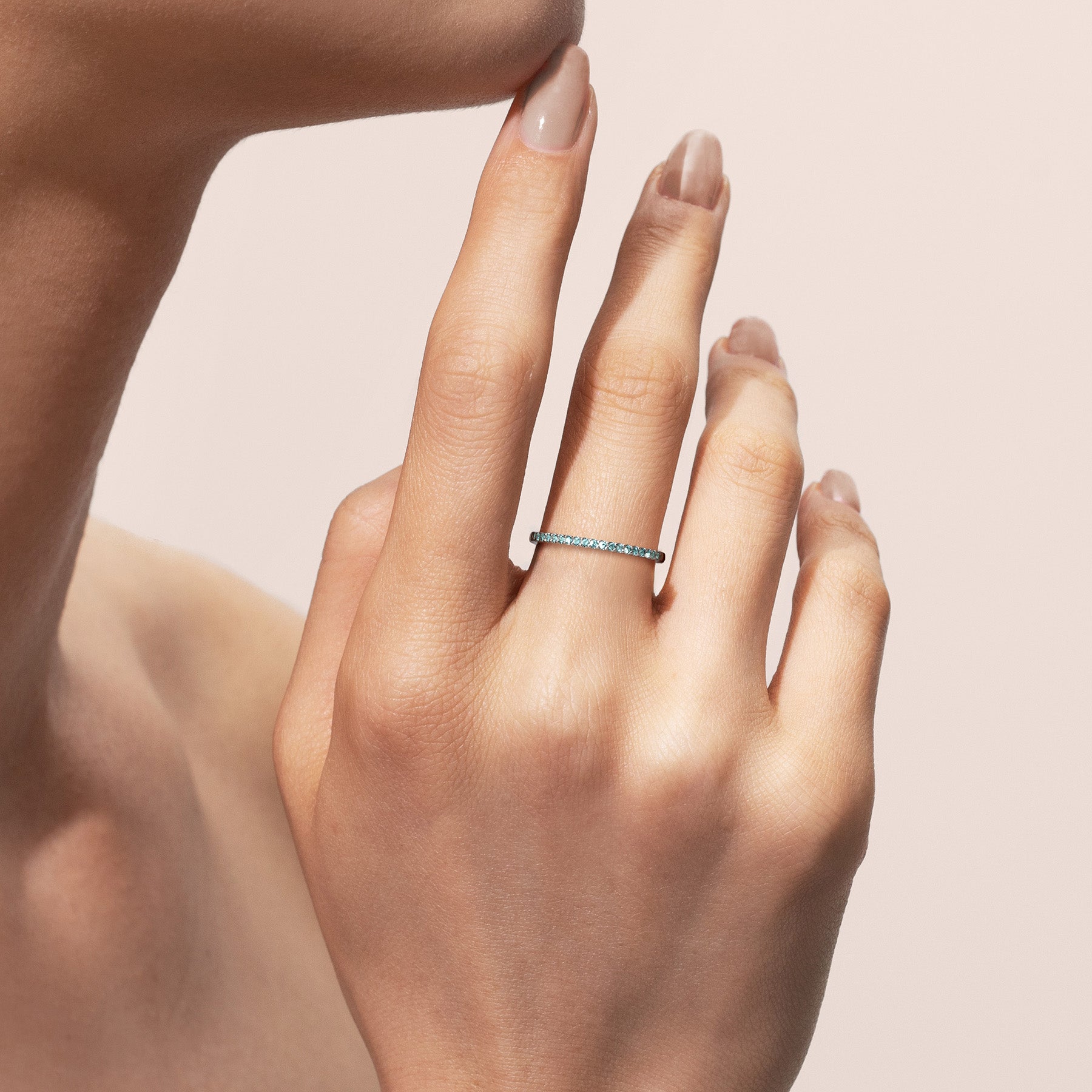 ビズー公式】グランディディエライト K18(18金) プラチナ リング ベル