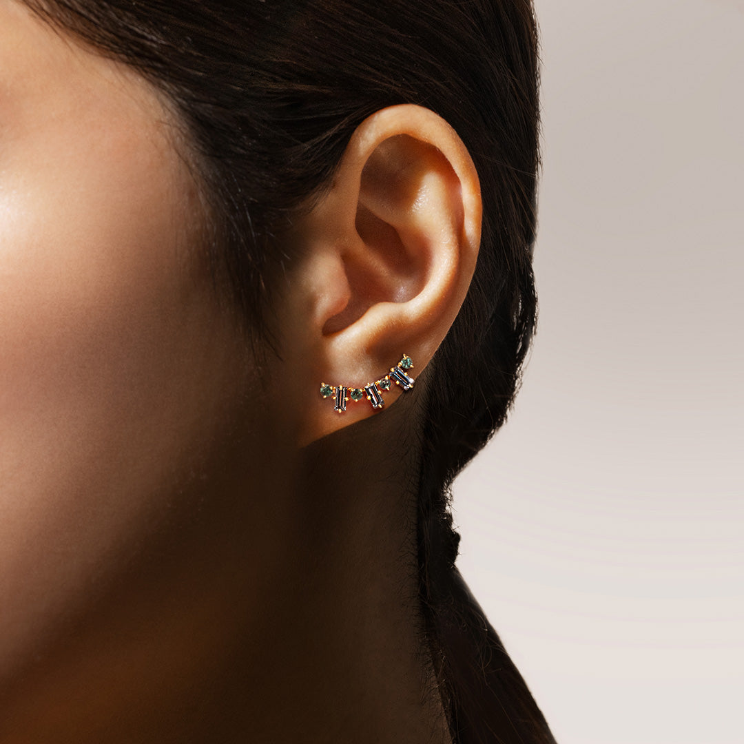 ビズー公式】ベキリーブルーガーネット×アレキサンドライト K18(18金